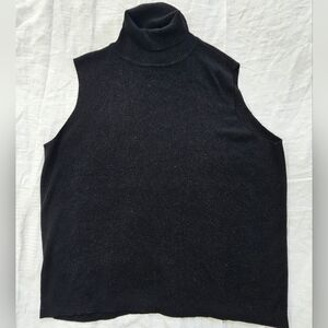 Kate Hill Men's Black Turtleneck Sweater